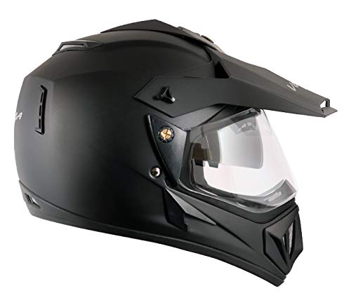 Vega Off Road D/V Dull Black Helmet-M - Image 4
