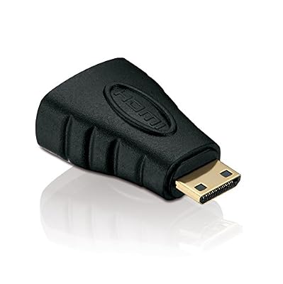 HDSupply Adaptateur DVI mâle vers HDMI femelle, Plaqué or, FullHD, 1080p, Noir