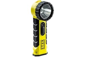 STAK BY VELAMP Stak - Torcia Pettorale LED ATEX - Portata 288m, Impermeabile IP54, Autonomia 13h, Alimentazione 4 batterie AA – Ideale come luce professionale in contesti industriali