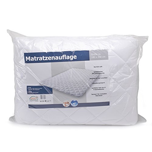 Matratzenauflage Unterbett Mircofaser Matratzenschutz Spannauflage (140×200 cm) - 3