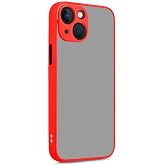 GGM GİYİM & AKSESUAR iPhone 13 ile Uyumlu Arka Kısmı Mat Şeffaf Yapıya Sahip Kenarları Silikon Tpu Malzemeden &Uuml;retilmiş Renkl