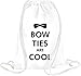 Produktbild Bow Ties Are Cool Drawstring bag