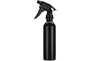 DEMIAWAKING IT 250ml Flacone Spray per Parrucchiere Bottiglia Spray Vuota in Lega di Alluminio Spruzzino Nebulizzatore Parrucchiere Ricaricabile Bottigliette Spray per Parrucchieri (Nero)