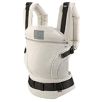 Manduca Bellybutton by Manduca Bébé Carrier > Wild Crosses Sable < Collection 2018 I et porte-bébé pour enfants avec ceinture et dos I 100% coton bio I Rallonge pour bébé de 3,5 kg jusqu'à 20 kg, beige