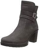 Pflegeleicht Rieker Damen Y2580 Kurzschaft Stiefel, Grau (Fumo/Grigio 45), 39 EU