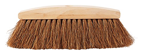 Perfetto Eco Sunset Scopa in Fibra di Cocco e Coccia Legno, Naturale, 33x3,5x11,5 cm