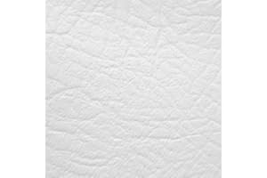 CRAFT QUEEN LTD Vinyl Leatherette Fabric, Fire Retardant, Waterproof Upholstery Material, Faux Leather Sheets for Chairs, Bookbinding, 55 Inch Wide, White Fabric, 5 Metre