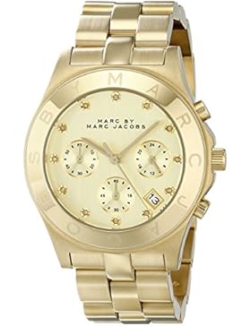 Marc Jacobs Damen-Armbanduhr Chronograph Quarz Edelstahl MBM3101