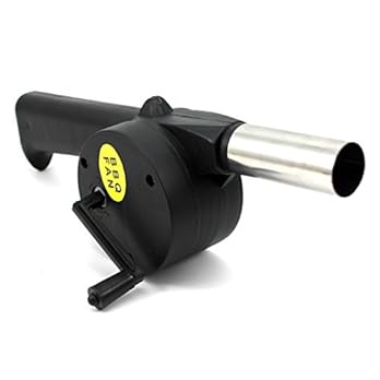Arpoador Funktionelle Outdoor Picknick Grill Kochen Handkurbel Fan Air Blower Zubehr