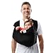 Baby K'Tan Baby Cotton Carrier (Small, Black)