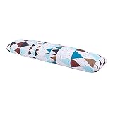 LULANDO SleepSide Seitenschläferkissen Schwangerschaftskissen Lagerungskissen Körperkissen (120×40 cm oder 145×40 cm). Weiches und bequemes Kissen zum Schlafen und Ausruhen., Farbe:Triangles – Cotton, Größe:145 x 40 cm - 4