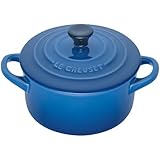 Le Creuset - Mini Cocotte de gres, 0.25 L, color azul marsella