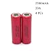 Produktbild Original LG 18650-HE2 Rechargeable Li-ion Battery, 3.6-3.7 Volt, 2500 mAh (20 A) (Pack of 4)