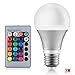 Produktbild ZREAL 3/5/10 Watt RGB 7 Farben Ändern Led-lampen E27 Aluminium licht Mit Fernbedienung 270 Strahl Winkel Lampe Für Home Bar Cafés