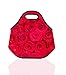 Produktbild Neopren Tote Lunch Bag Travel Picknick Tragetasche, Aufbewahrungstasche, Rot Gorgeous rose