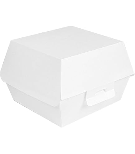 Scatole Hamburger In Cartone Nano-Micro Thepack - 50 Pezzi, 13x12.5x6.2 Cm, Naturale - Foto 14