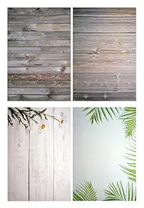 Store2508 (Pack of 2) Flat Lay Flatlay Tabletop Photography Backdrop Background for Food, Jewelry, Cosmetics, Small Product, Photo Pros and More, 56 * 88 cm, (Set J) Multicolour