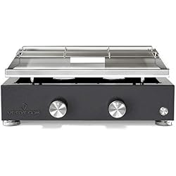 VERYCOOK Plancha gaz INOX 2 Feux Simplicity