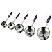 Produktbild 5 PCS Solid stapelbar aus stabilem Edelstahl Messbecher Set, Trockene Und Flüssige Zutaten Messen mit Weiche Griffe, für Küche Kochen Backen