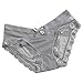 Produktbild Jaminy Damen Shorts Boxer Boxershorts Briefs Ultrabequem Retroshorts Unterwäsche Unterhose Underpants Knickers Shorts M-2XL (XXL, Grau)
