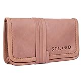 Tabaktasche Leder Cognac Hellbraun Stilord "Flavio"