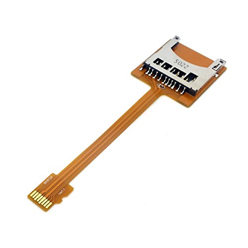 CY Micro SD TF Memory Card Kit männlich zu weiblich Soft Flat FPC Verlängerungskabel Verlängerung 10 cm - 2