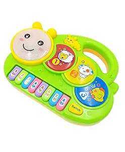 Caterpillar Flashing Drum Piano I Musical Toys for Babies and Kids I Piano for Kids