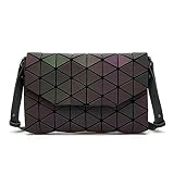 Abendtasche Damen Handtasche Schultertasche Bunt Leuchtend Raster Elegant Kleine Unhängetasche Reisetasche Geometrische Handtasche Modern Unterarmtasche Casual Schulter Tasche Brechung Messenger Bag