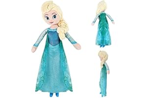 BGTLJKD Peluche Soffice Elsa, 40 CM Peluche Frozen Elsa Peluche Bambola Elsa Morbido Peluche Frozen Peluche Giocattolo Simpatico Morbido Farcito Bambola, Per Bambini Regalo di Compleanno