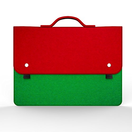 NXET® Portátil Funda para portátil de 13, nuevo Macbook Aire/Pro/Pro con pantalla de retina/Pro 2016/iPad Pro de 12,9 pulgadas/Acer/Lenovo con iphone/ipad Mini Case Cover Green / Red 15 pulgadas