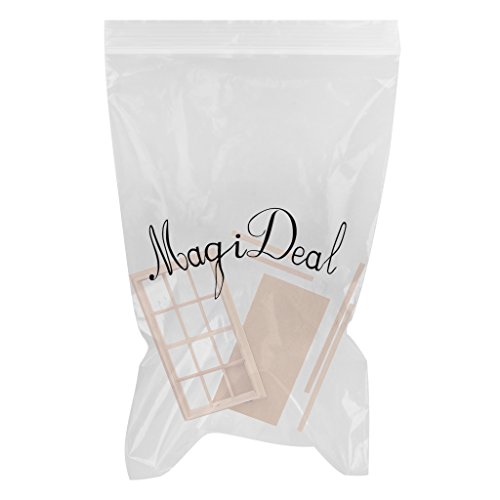 1:12 Puppenhaus Holz Miniatur Möbel Fensterrahmen Fenster 13.2 x 7.5 cm - 2