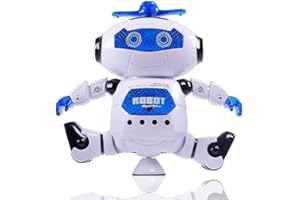 DIOXSTAR Dancing Robot Toy for Kids, Colorful LED Lights, Dazzling Lights, Energetic Music, And Dynamic Movements, Dancing and Singing Companion, Delightful Sensory Experience for Kids
