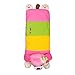 Baby's Buckwheat Hull Pillow with Cotton Pillow (1-3years) ( Dog, Pink )