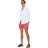 AC&amp;Co/Altınyıldız Classics Standart Fit Normal Kesim Cepli Hızlı Kuruyan Desenli Deniz Şortu