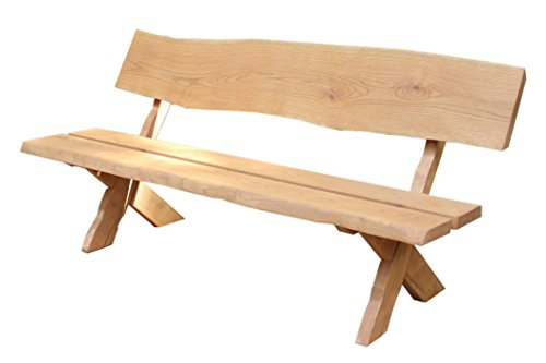 Baumstammbank Massivholz • Holzbank rustikal • Knüppelholz 🥇