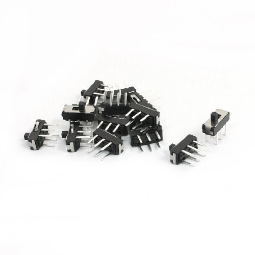 Water & Wood 15pcs On/Off SPDT 6 Pin Vertical Mini Slide Type DIP Switch 9x4x8.5mm