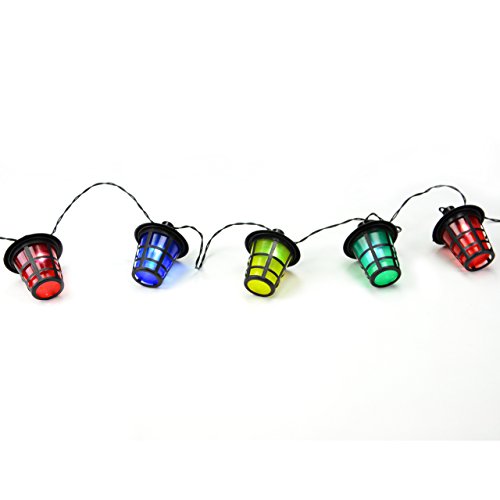 20 LED Lichterkette Garten Laterne Lampions Partybeleuchtung Partylichter bunt - 4