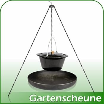 Feuerstelle Feuerschale für Gulaschkessel, Fischkessel und