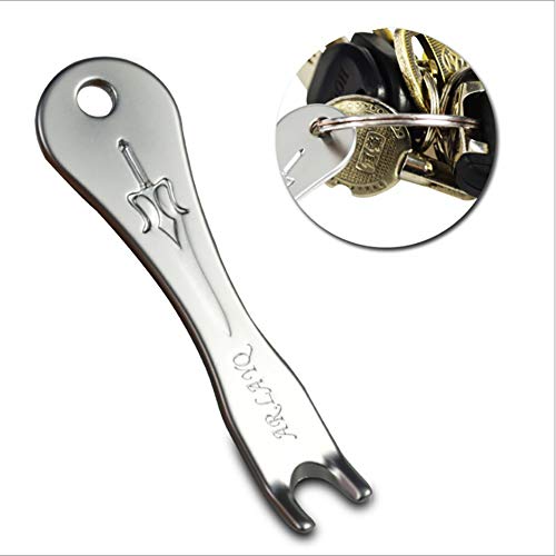 Preisvergleich Produktbild Cozywind Edelstahl-Gitarrenschlüssel für Gitarrensaiten-Reparatur, Befestigung von Gitarrensaiten und Nagelabzieher