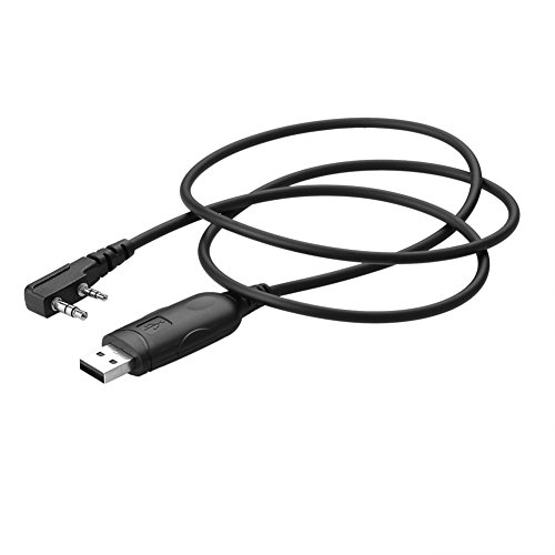 SIENOC USB Programmierkabel für Baofeng Walkie Talkie-Radio Zwei-Wege-Radio mit CD