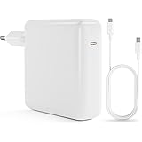 Caricatore USB C da 96 W per Mac Book Air 2020/2019/2018, Mac Book Pro 16/15/14/13 pollici, compatibile con iPad Pro 12,9/11 