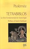 Image de Tétrabiblos : Le livre fondamental de l'astrologie