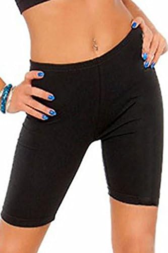 Vanilla Ink ® Ladies Cotton Active Sports Cycling Gym Workout PLUS SIZE Zumba Dance Shorts Leggings Dance Over Knee Streatchy Capri Shorts UK SIZE 8-26 (UK SIZE 2XL/18-20, BLACK)