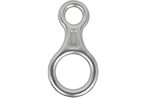 AIRFUL 35KN Équipement De Descente D'équipement De Rappel, 7075 Aluminium Descendeur Figure 8 Descendant Escalade pour Les Loisirs de Plein Sport, Descente à Double Corde Extérieur