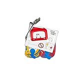 Wiederverwendbare AED-Trainingselektroden mit Kabelverbinder und wiederverwendbarer Folienhülle