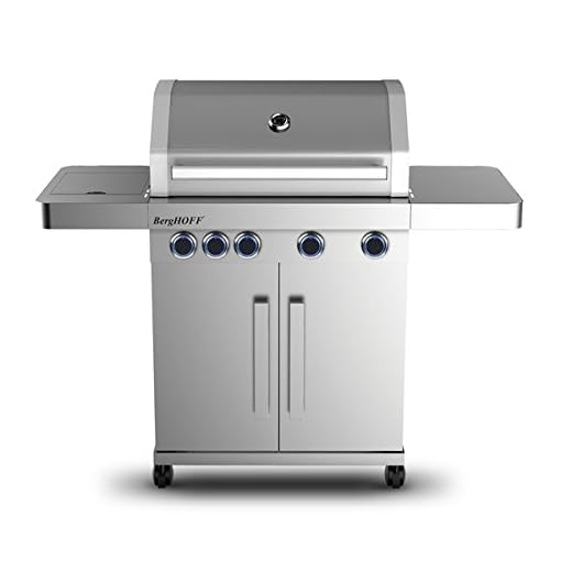 Berghoff 2415501 Outdoor Kuche Mit 4 Flammen Und Seitenflamme Edelstahl Metall 60 X 138 X 118 Cm 4 Einheiten Alles Zum Thema Grillen Im Shop Eu