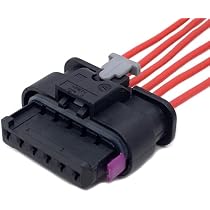 BMW Rear Tail Light Connector Plug 6-Pin 4-Wire Pigtail - OE 61132359993 / 61139253589 Compatible With 3 Series, 2 Series, 4 Series & M Models