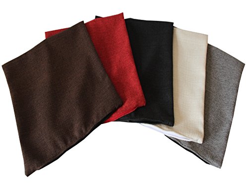 Kissenbezug 2er Pack mit Reißverschluss exclusiver Polsterstoff 40×40 moderne Zierkissenhülle Kissenhülle Dekokissen Kissen viele Farben (grau) - 4