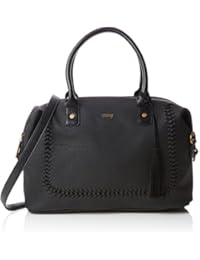 MTNG Collection Bolso Bandolera, Color Fante Negro / Rugo Negro