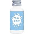 50ml Air Dry Clay Glaze，Air Dry Clay Varnish for Airdry Clay，Clay Varnish for Air Drying Clay Can Used to Prevent Clay Cracking, Scratches, and Wear,It Can Also Having a Glossy Glaze Effect (Gloss)